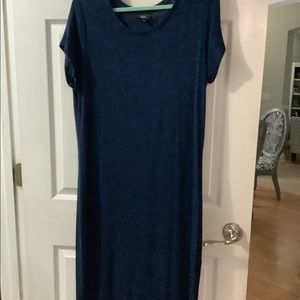 Dress - long, light weight material- Blue in color